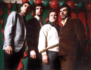 HCYEP5 THE FOUR SEASONS, Joe Long, Bob Gaudio, Tommy DeVito, Frankie Valli, c. 1970s